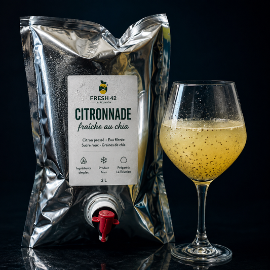 Citronnade fraîche au chia – Format 2 L (Pro)