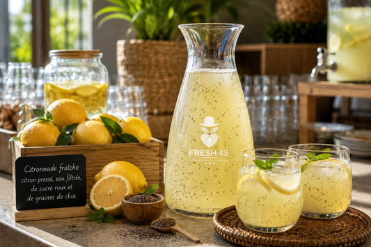 Citronnade fraîche au chia – Format 2 L (Pro)